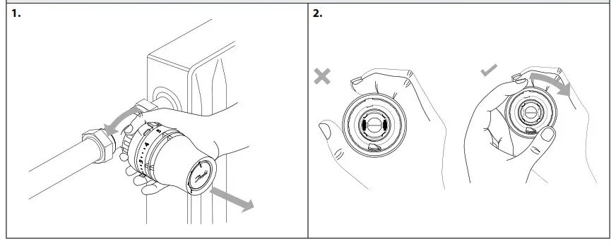 Danfoss 013G5245 Redia RA click Thermostatic Sensors Series - fig 0