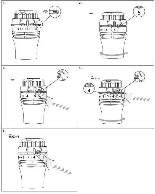 Danfoss 013G5245 Redia RA click Thermostatic Sensors Series - fig 2