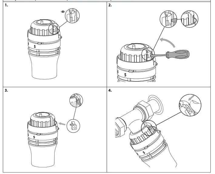 Danfoss 013G5245 Redia RA click Thermostatic Sensors Series - fig 4