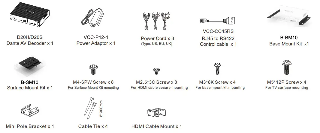 BOLIN TECHNOLOGY D412 Dante AV Ultra PTZ Camera and Decoder - Setup17