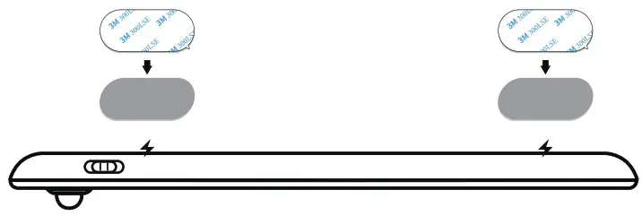 ASOKO SOKO D Motion Sensor Light Indoor Rechargeable Under Cabinet - fig