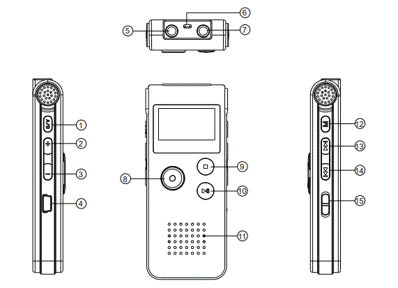 aomago-L169-Digital-Voice-Recorder-FIG-1