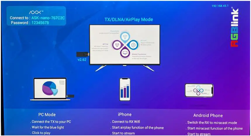 RGBlink ASK nano Wireless Presentation and Collaboration System 18