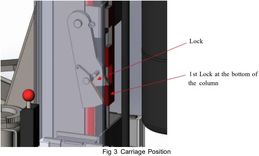 AGT INDUSTRIAL AGT B1000 Two Post Auto Lift - Carriage Position