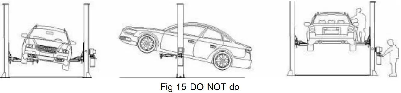 AGT INDUSTRIAL AGT B1000 Two Post Auto Lift - DO NOT do
