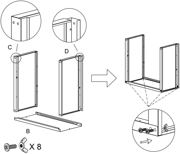 FUNKOL W328dx53692 White Metal Bathroom Storage Wall Cabinet with Lock B1a