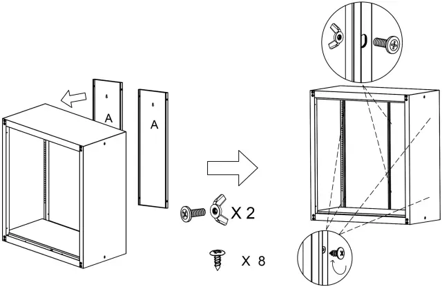 FUNKOL W328dx53692 White Metal Bathroom Storage Wall Cabinet with Lock B4