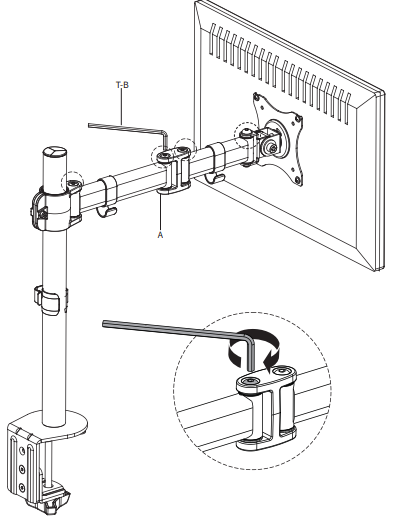 V I V O-STAND-V001M-Single-Monitor-Desk-Mount-fig-7