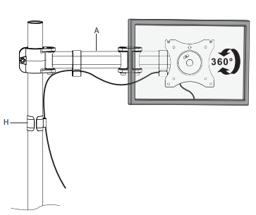 V I V O-STAND-V001M-Single-Monitor-Desk-Mount-fig-9