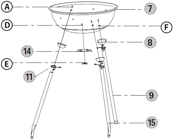 LANDMANN 7202240A Charcoal Grill 04