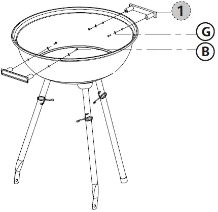 LANDMANN 7202240A Charcoal Grill 05