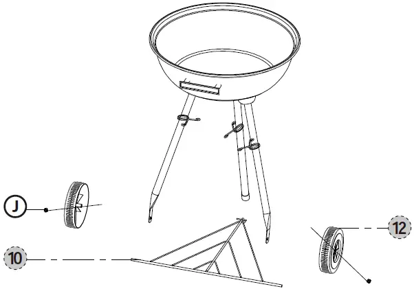LANDMANN 7202240A Charcoal Grill 06