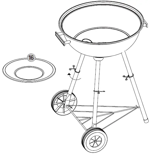 LANDMANN 7202240A Charcoal Grill 08
