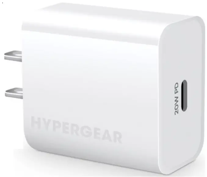 HYPERGEAR 20W USB-C PD Wall Charger