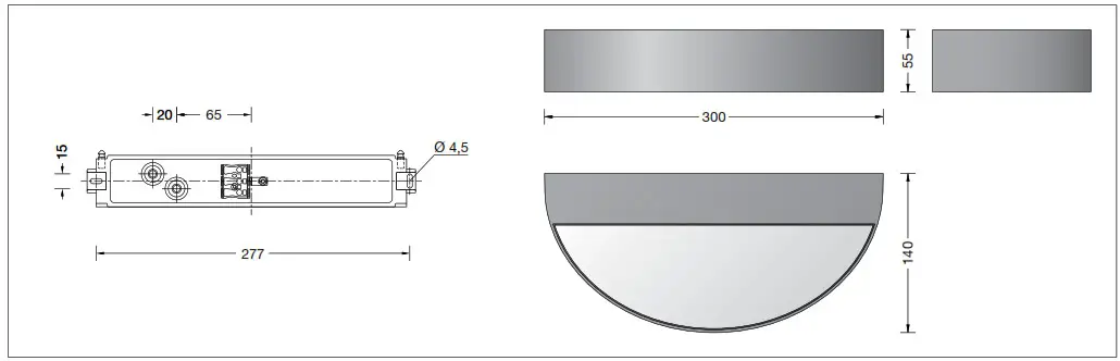 BEGA 24470 Wall Luminaire - cover