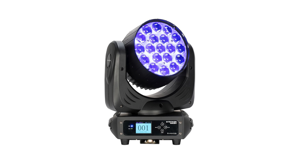 Eliminator Adj Stryker Wash Rgbw Led Moving Head Wash Fixture User Manual