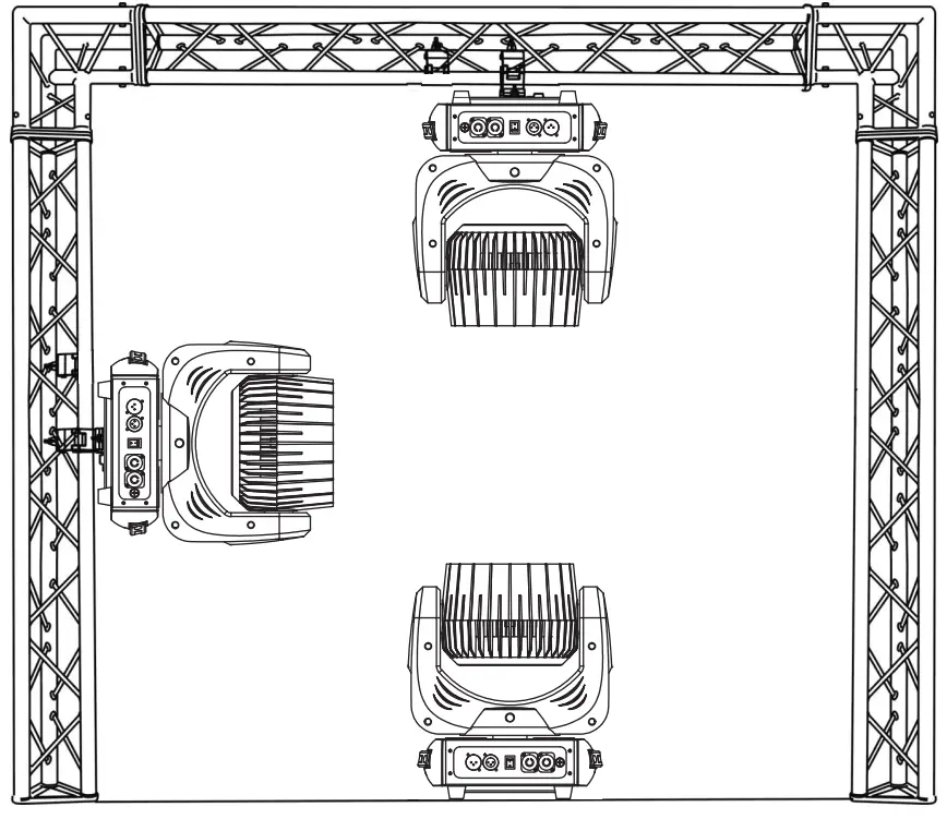 ELIMINATOR ADJ Stryker Wash RGBW LED Moving Head Wash Fixture - Fig 4