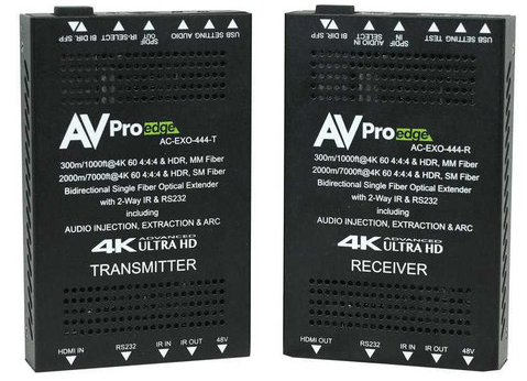 AVPro edge AC-EXO-X-KIT 8K Fiber Optic Extender Kit