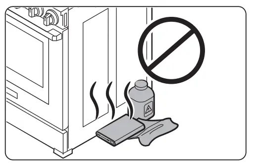 dacor DOP30 40G Gas Pro Range - Fire safety