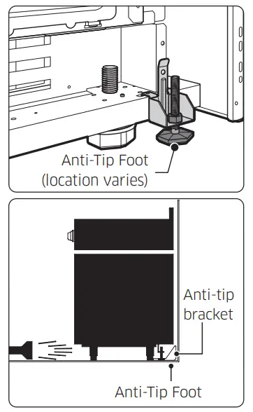 dacor DOP30 40G Gas Pro Range - device