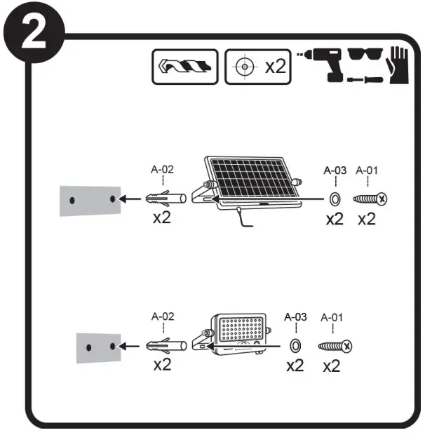tecnolite 10SOLLED34VCD65N Solar LED Lamp - Fig2