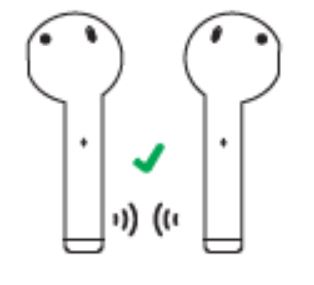 media-tech MT3606 In-Ear Wireless Gaming Headphones - Take out both earphones from the powerbox. It will be automatically paired