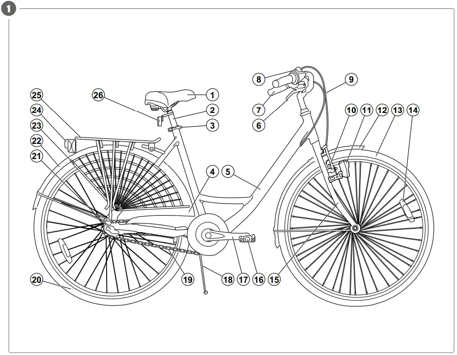 KAYOBA 021302 Ladies Bike - overview