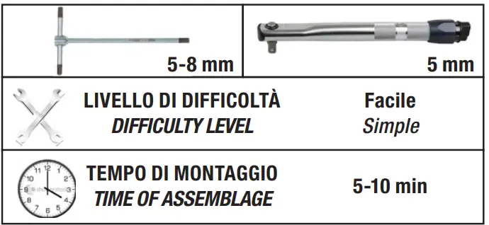 rizoma BS736 Mirror Adapter - PART NUMBER 1