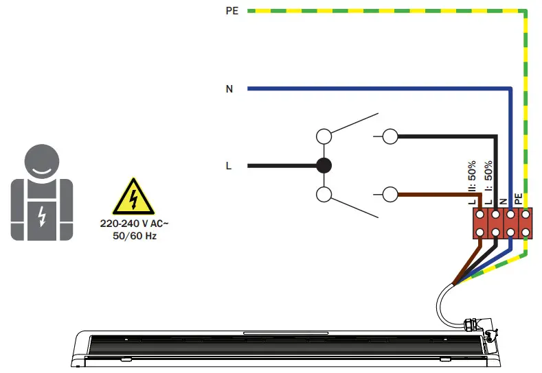 Heatscope Heaters Pure 3000W Electric Radiant Heater - fig
