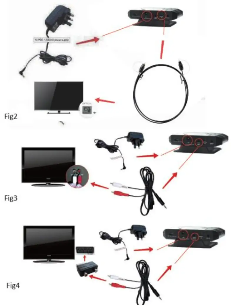 Hear4U echo Charger Wireless TV System with Microphone - fig 9