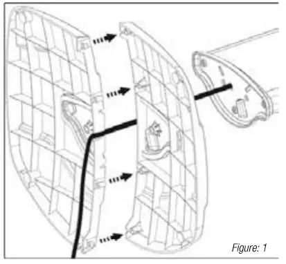 ufot19 Free Standing Electric Quartz - Asembly