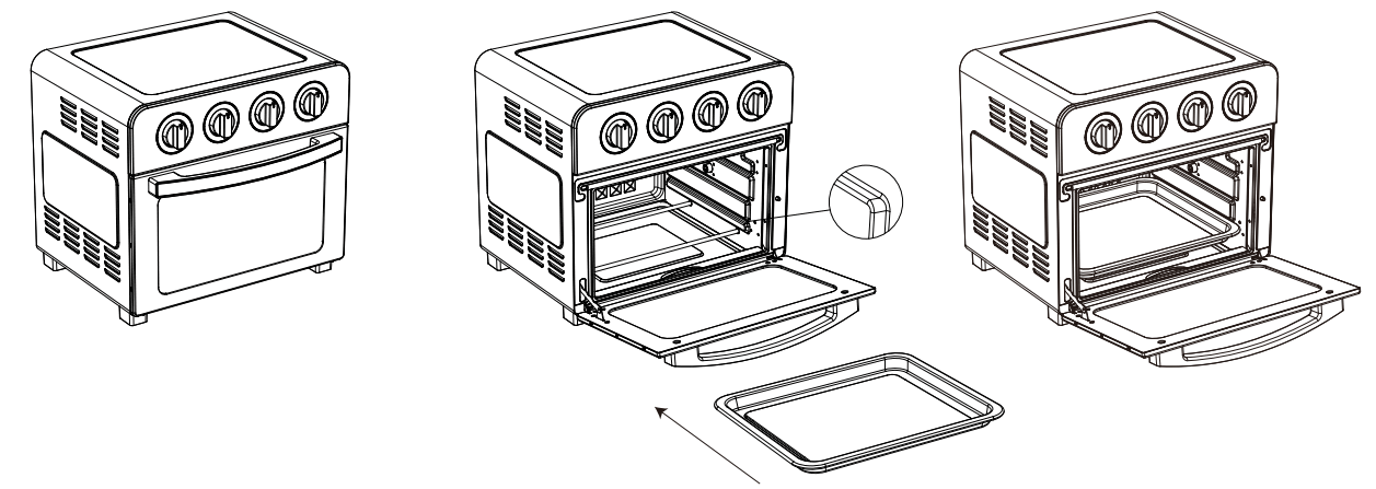 GeekChef GTO23PB Air Fryer Oven - ACCESSORIES 3
