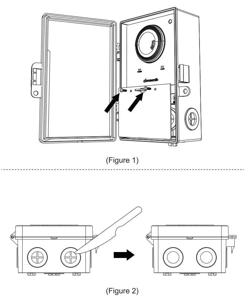dewenwils HOMT01B Pool Pump Mechanical Timer Box - fig 2