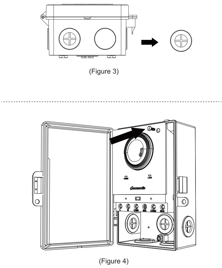 dewenwils HOMT01B Pool Pump Mechanical Timer Box - fig 3