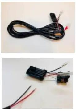 RYCO MOTO 7202 Polaris General 1000 Turn Signal Horn Kit - REAR TURN SIGNAL HARNESS