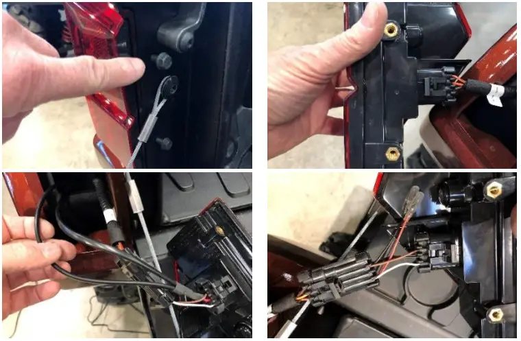 RYCO MOTO 7202 Polaris General 1000 Turn Signal Horn Kit - SIGNAL HARNESS3