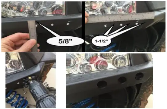 RYCO MOTO 7202 Polaris General 1000 Turn Signal Horn Kit - center punch