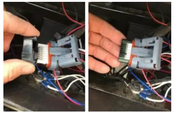 RYCO MOTO 7202 Polaris General 1000 Turn Signal Horn Kit - depth of the existing