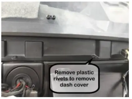 RYCO MOTO 7202 Polaris General 1000 Turn Signal Horn Kit - plastic rivets