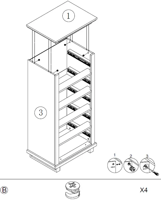 FESTIVAL-FCH22245-5-Drawers-Beige-Chest-FIG-13