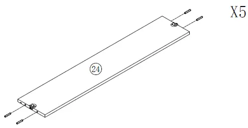 FESTIVAL-FCH22245-5-Drawers-Beige-Chest-FIG-14