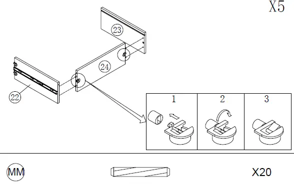 FESTIVAL-FCH22245-5-Drawers-Beige-Chest-FIG-15