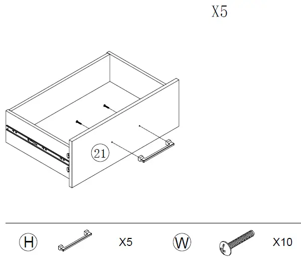 FESTIVAL-FCH22245-5-Drawers-Beige-Chest-FIG-18