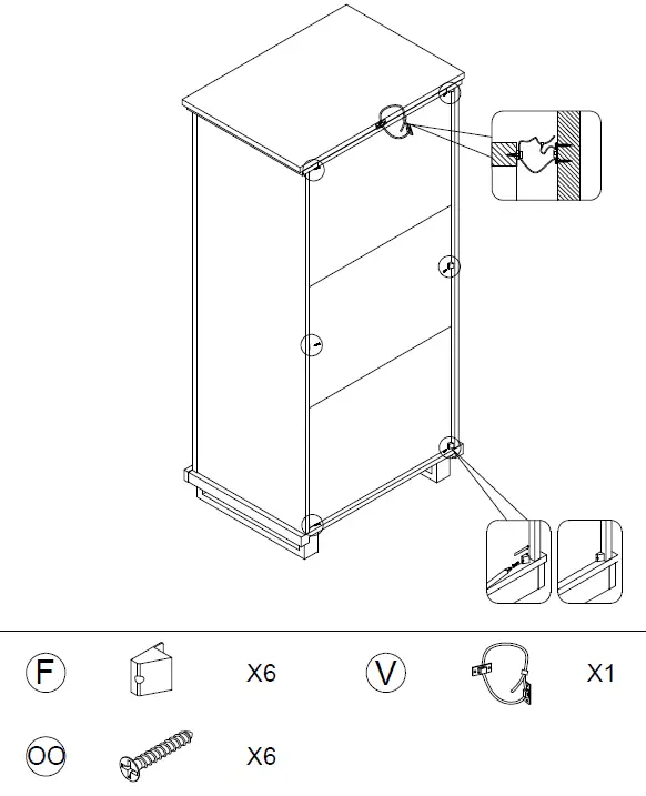 FESTIVAL-FCH22245-5-Drawers-Beige-Chest-FIG-20