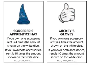 Hasbro F5267 Monopoly Disney Mickey and Friends Edition Board Game - Accessories