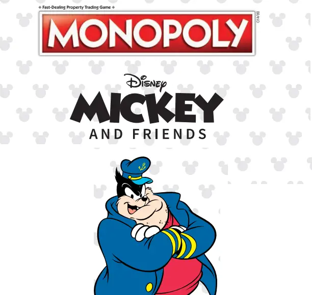 Hasbro F5267 Monopoly Disney Mickey and Friends Edition Board Game - end
