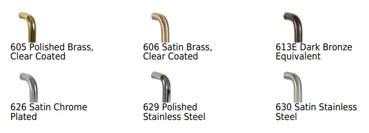 Trimco 1209 Series Heavy Duty Stops - Fig