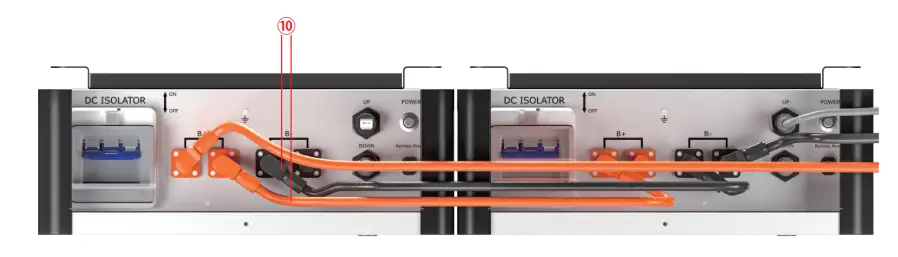 WATTSONIC Li-LV Battery Module- Top connection interface 2