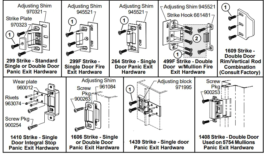 ALLEGION-22-Series-Rim-Exit-Device-Instruction-FIG-3