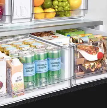 Samsung RF24BB6600AP Bespoke Counter Depth 3 Door French Door Refrigerator 8